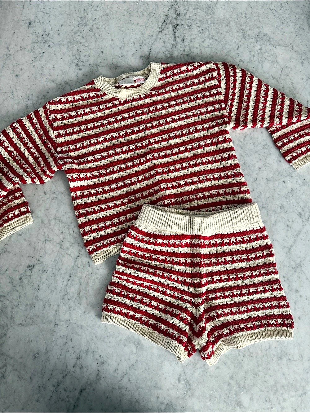 ZARA Girls Striped Knit Matching Set Size 4T Like New